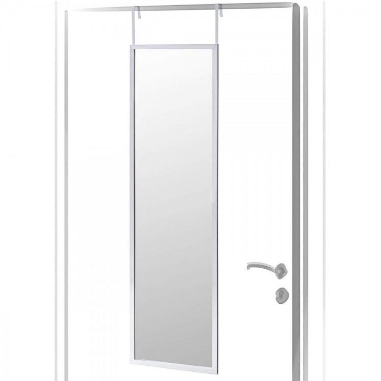 Espejo para Puerta Moderno, Acabado Brillo de PVC, para Dormitorio, sin Agujeros - Hogar y Más