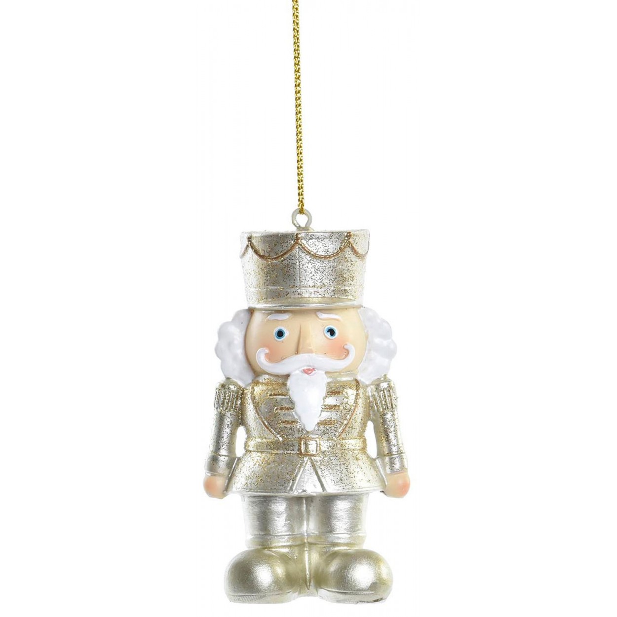 FIGURA CASCANUECES COLGANTE NAVIDEÑA DECORATIVA 4,5X4X8,5CM