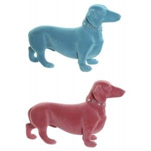 PERRO VIENESA FLOCADO 22CM