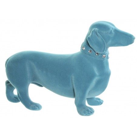 PERRO VIENESA FLOCADO 22CM