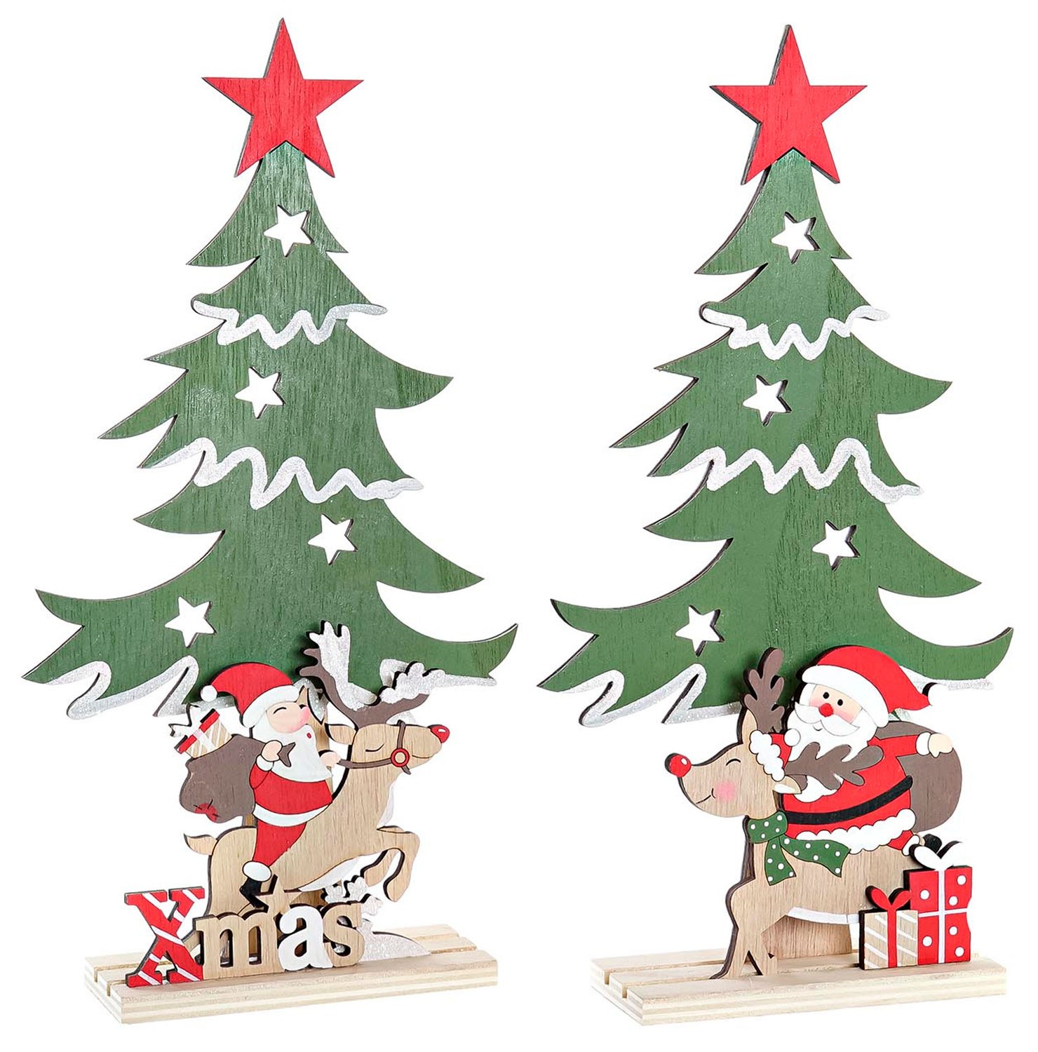 FIGURA ÁRBOL NAVIDAD MDF...