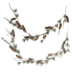 GUIRNALDA NAVIDAD PINO NATUR LED 130CM