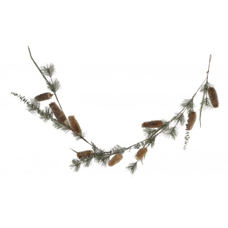 GUIRNALDA NAVIDAD PINO NATUR LED 130CM