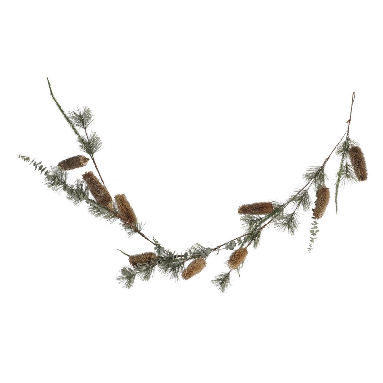 GUIRNALDA NAVIDAD PINO NATUR LED 130CM
