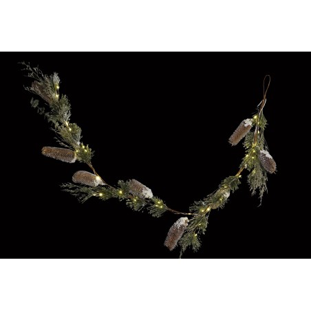 GUIRNALDA NAVIDAD PINO NATUR LED 130CM