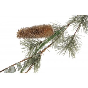 GUIRNALDA NAVIDAD PINO NATUR LED 130CM