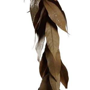 GUIRNALDA COLGANTE NAVIDAD HOJAS NATUR 110CM