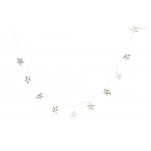 GUIRNALDA NAVIDAD ESTRELLAS MDF LED 150CM