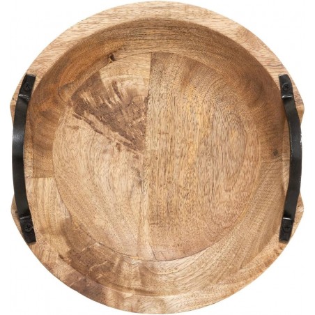BANDEJA DECORATIVA IRREGULAR MADERA MANGO 29,5CM