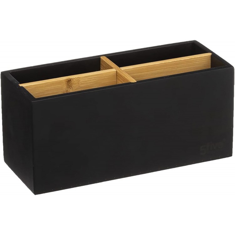 ORGANIZADOR ESCRITORIO 4 COMPARTIMENTOS BAMBÚ  20X8X9CM