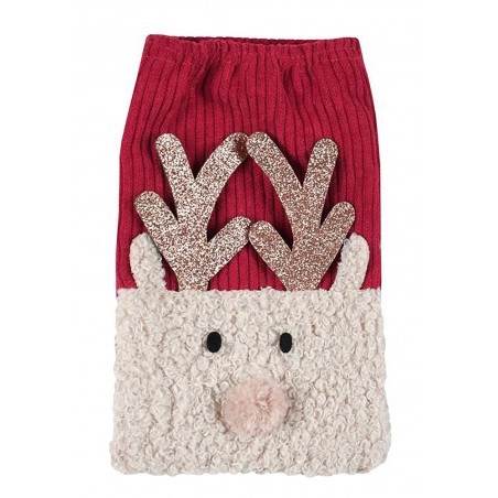 BOLSA CUBERTERA NAVIDAD RENO 10X15CM
