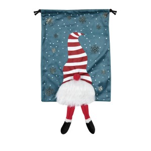BOLSA NAVIDEÑA TEXTIL NOEL 30X40CM
