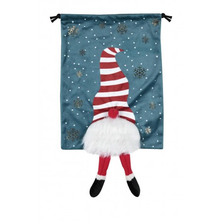 BOLSA NAVIDEÑA TEXTIL NOEL 30X40CM