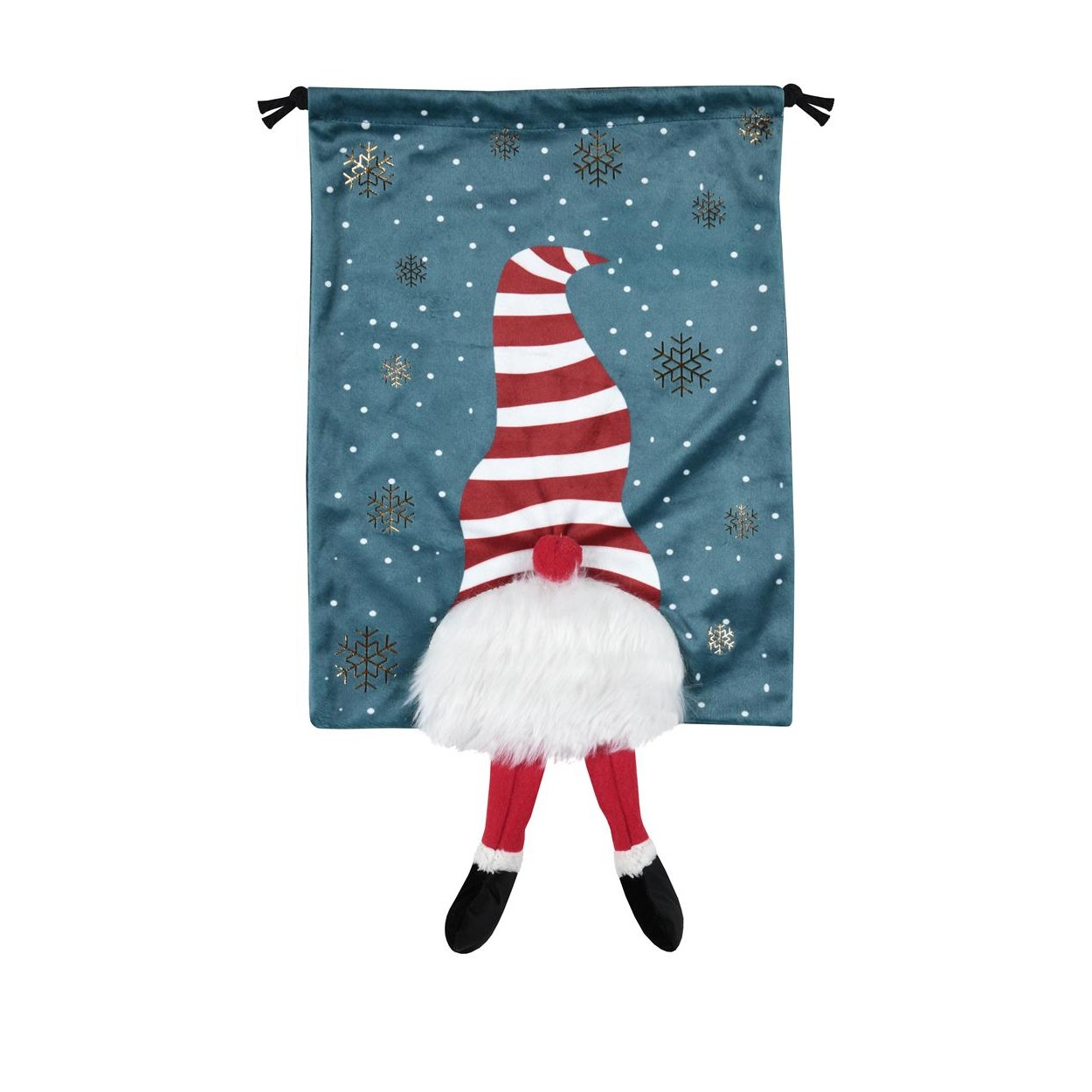 BOLSA NAVIDEÑA TEXTIL NOEL 30X40CM