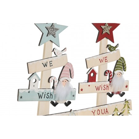 FIGURA ÁRBOL NAVIDAD MDF DECORATIVA ORIGINAL17,5X5X38CM