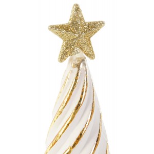 FIGURA DECORATIVA ÁRBOL NAVIDAD LED 9X9X25CM