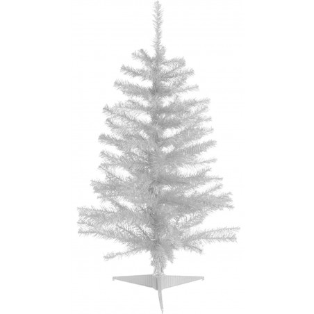 ÁRBOL DE NAVIDAD BLANCO ELEGANTE 100CM ADORNO NAVIDEÑO