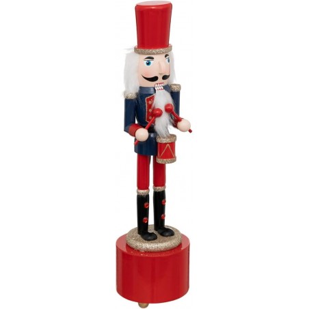 FIGURA NAVIDEÑA DECORATIVA CASCANUECES 30CM