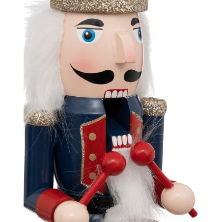 FIGURA NAVIDEÑA DECORATIVA CASCANUECES 30CM