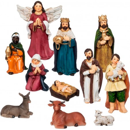 PORTAL DE BELÉN NACIMIENTO 11 PIEZAS