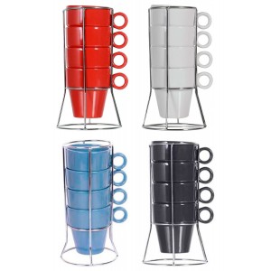 TAZAS DE CAFÉ EN SET DE 4...