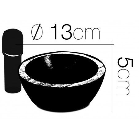 MORTERO DE MADERA COCINA "NATUR"