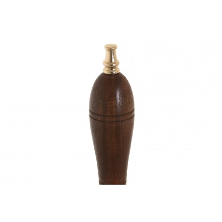 FIGURA DECORATIVA CAMPANA DORADA 7X7X18CM