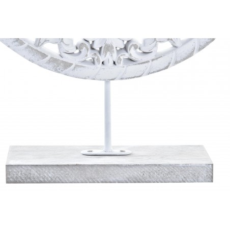 DECORACIÓN MESA RETABLO TALLADO VENECIA CIRCULAR MDF 24X6X32CM