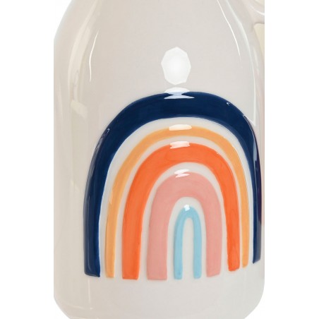 JARRÓN DECORATIVO DOLOMITE ARCO IRIS 11X9,5X20,5CM