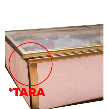 *TARA* JOYERO GRAND CLASS 2 COMPARTIMENTOS 23X14,5X5CM
