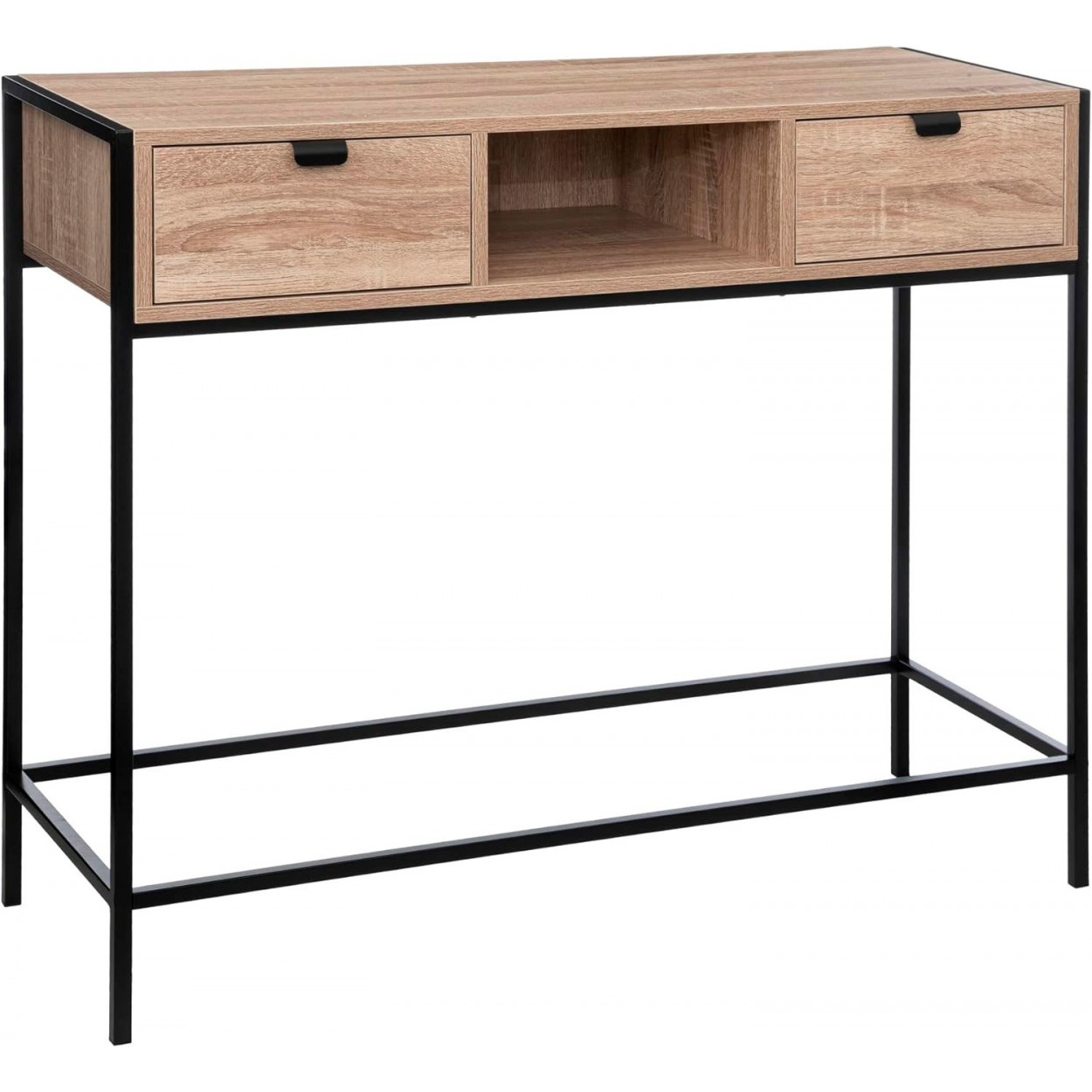 CONSOLA RECIBIDOR VENICE COLOR ROBLE 100X35X80CM