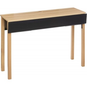 CONSOLA RECIBIDOR EXTENSIBLE BLACK 111X37,5X80CM