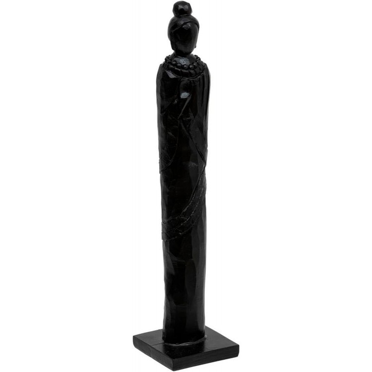 FIGURA DECORATIVA MUJER HEYLY NEGRA 58CM