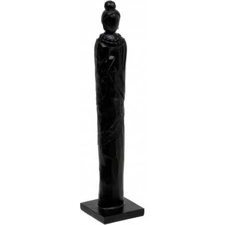 FIGURA DECORATIVA MUJER HEYLY NEGRA 58CM