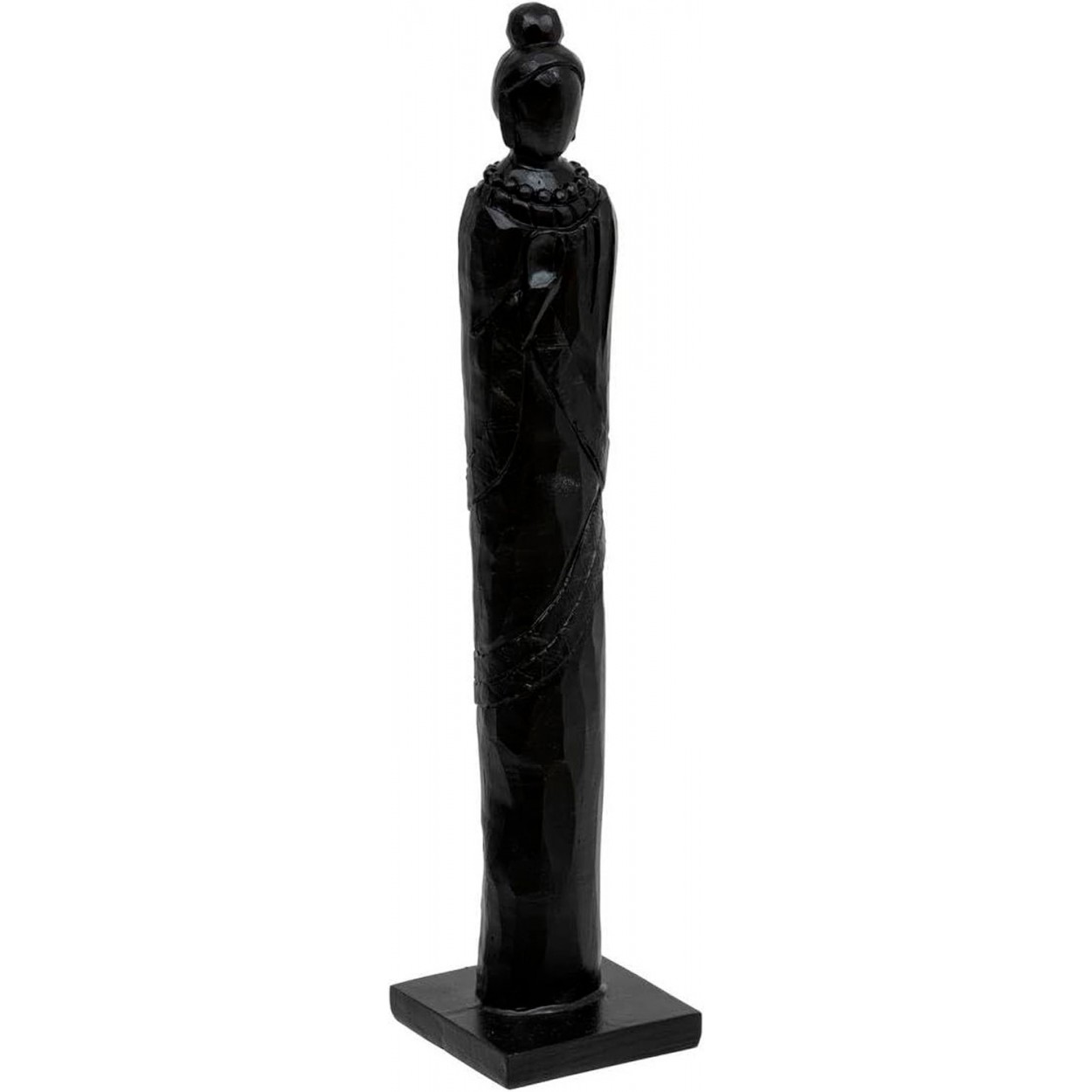 FIGURA DECORATIVA MUJER HEYLY NEGRA 58CM