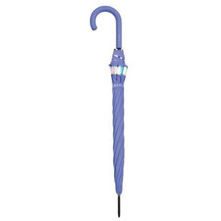 PARAGUAS LARGO MUJER AUTOMÁTICO LILA HOLOGRÁFICO Ø103CM