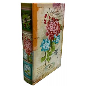 CAJA CAUDALES CON LLAVES FORMA LIBRO