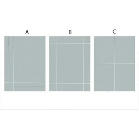ESPEJO PARED RECTANGULAR DIAMANTE 60X45CM