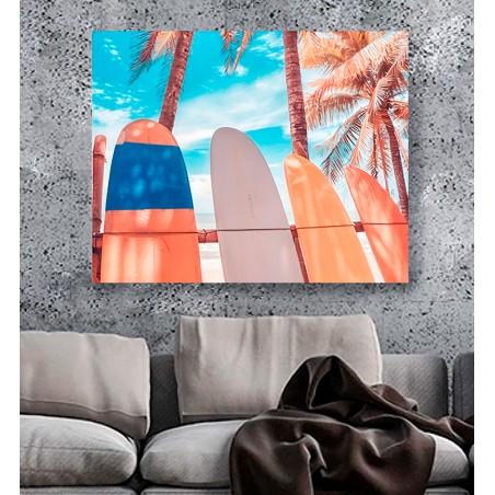 CUADRO DECORATIVO LIENZO SURF 45X60CM