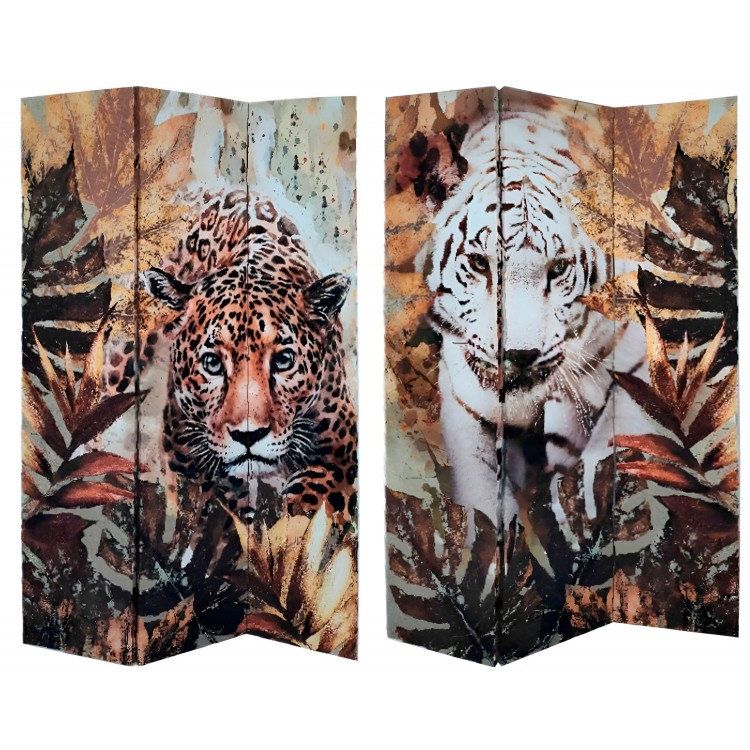 BIOMBO DE LIENZO FOTOIMPRESIÓN JUNGLA 120X180CM