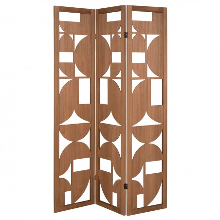 BIOMBO SEPARADOR DECORATIVO GEOMÉTRICO 170X120CM