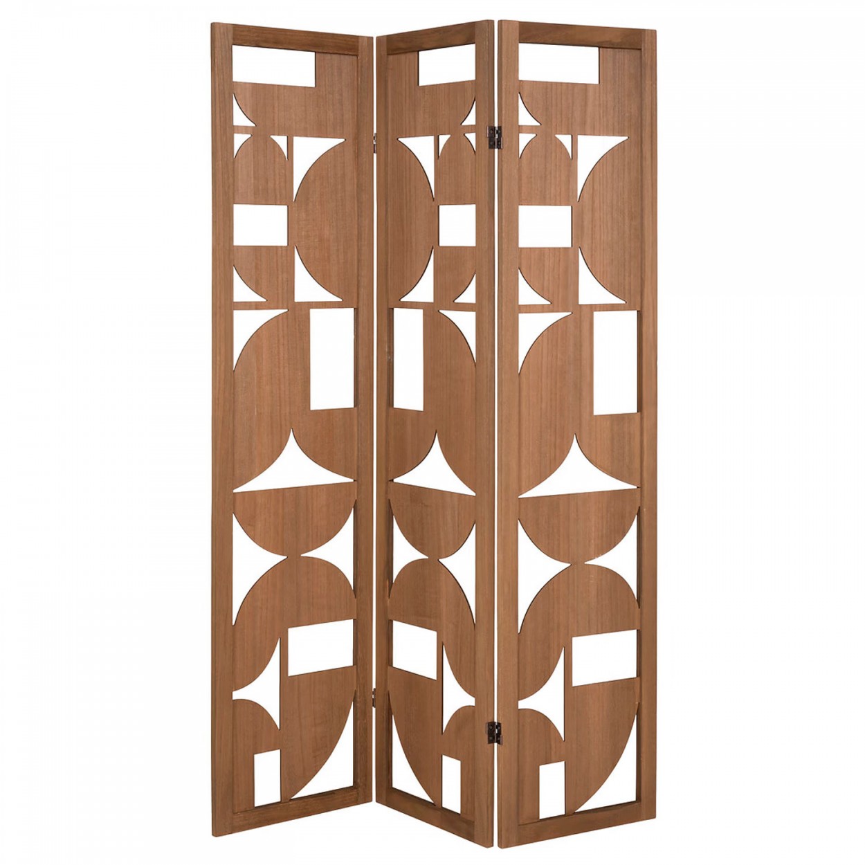 BIOMBO SEPARADOR DECORATIVO GEOMÉTRICO 170X120CM