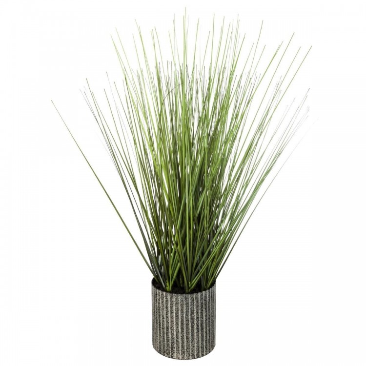 PLANTA ARTIFICIAL VERDE MACETA EFECTO DESGASTADO 24X45,8CM