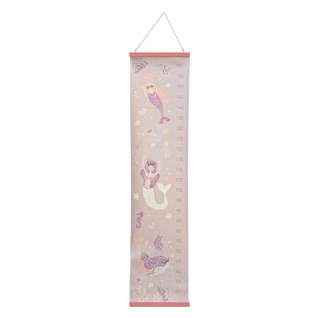 MEDIDOR INFANTIL PARED SIRENAS 160CM