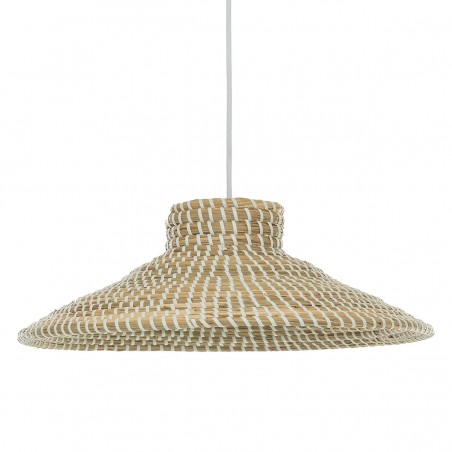 LÁMPARA DE TECHO CAÑA NATURAL EDWIN 38X13CM