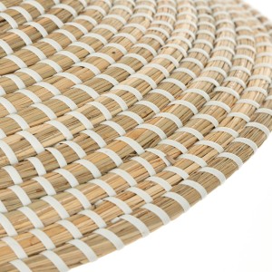 LÁMPARA DE TECHO CAÑA NATURAL EDWIN 38X13CM