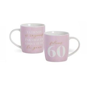 TAZA CUMPLEAÑOS 60 350ML