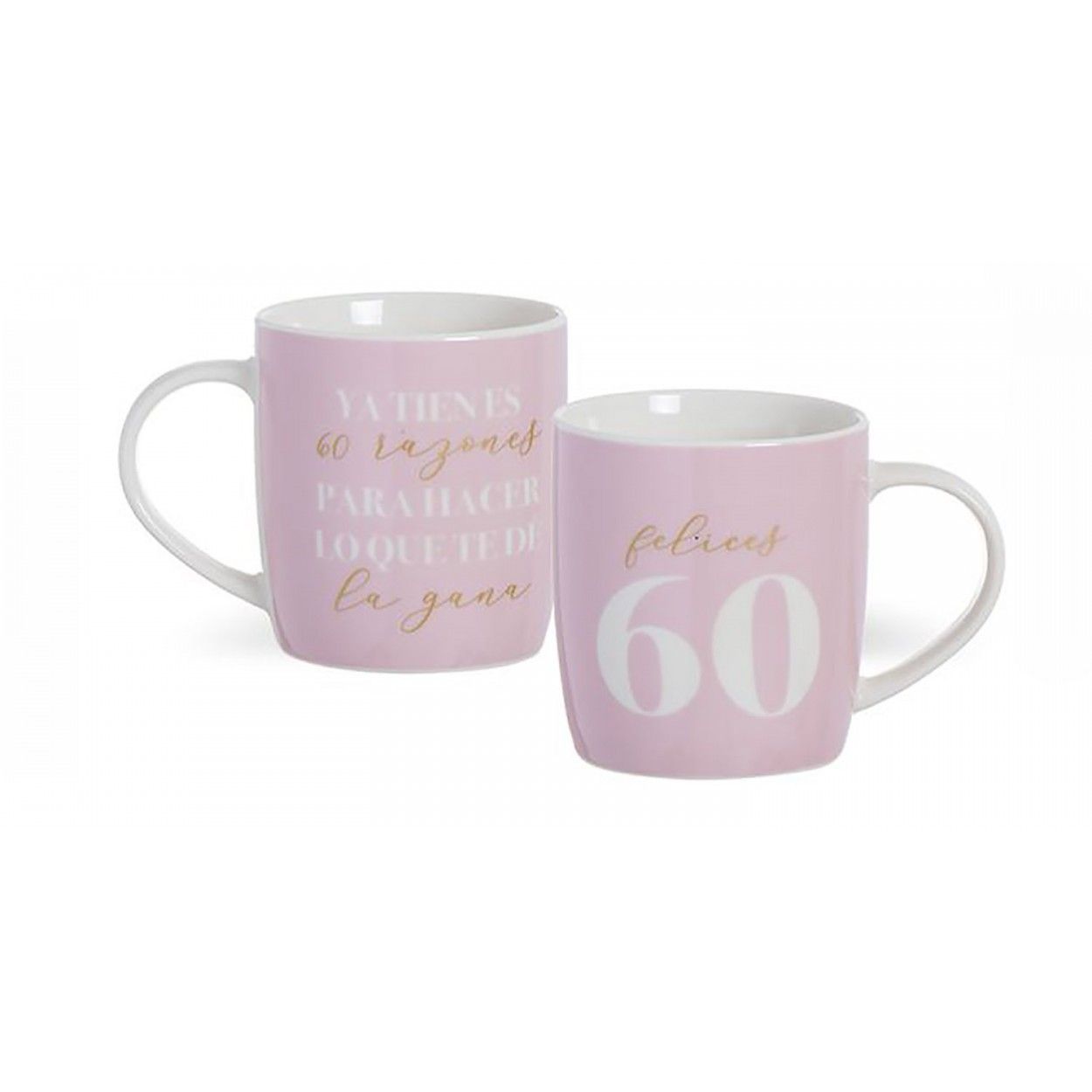 TAZA CUMPLEAÑOS 60 350ML