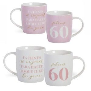 TAZA CUMPLEAÑOS 60 350ML