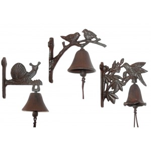 CAMPANA PARED ENTRADA HIERRO FUNDIDO 15X15X8CM